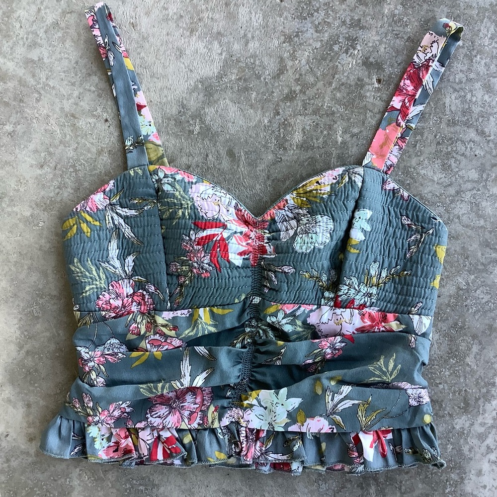 Crop Halter Top - Size Medium